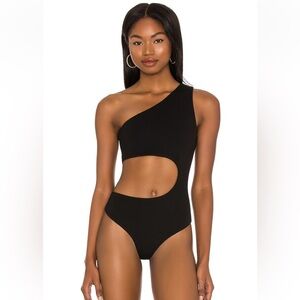 Lovers + Friends never worn cutout side black bodysuit